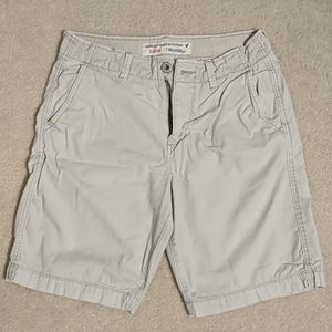 American Eagle Lt Grey Classic Flat Front Short